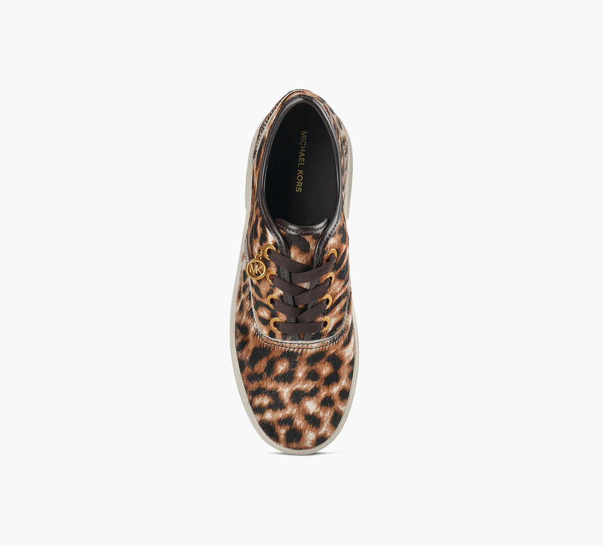 MICHAEL KORS BASKETLINDSEYLACER en TAN vue 5