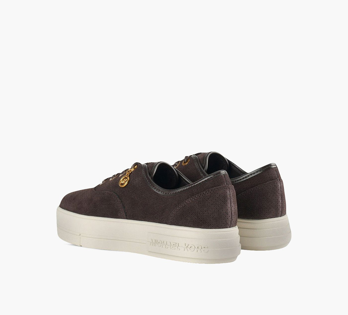 MICHAEL KORS BASKETLINDSEYLACER en BRUN vue 3