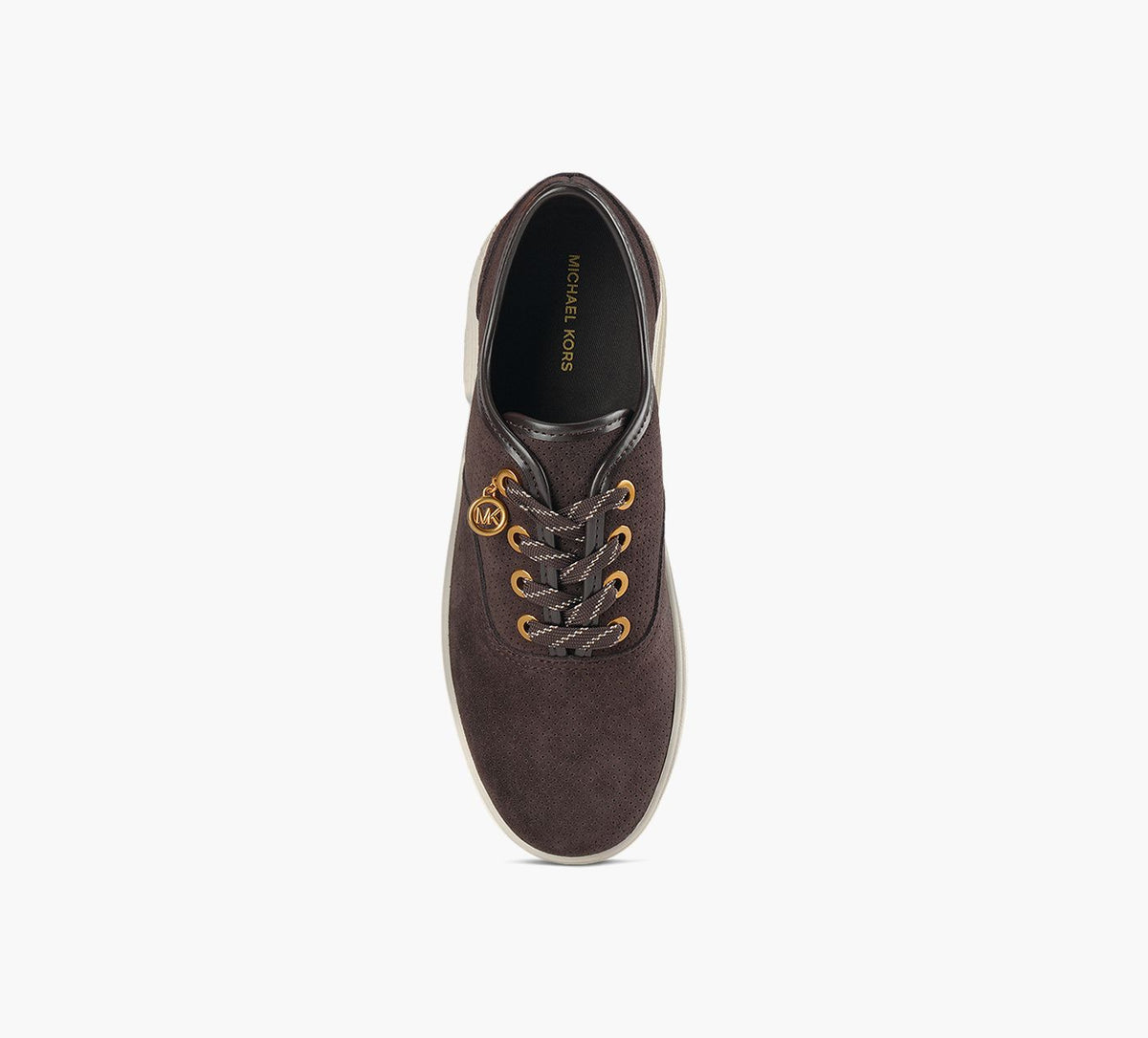 MICHAEL KORS BASKETLINDSEYLACER en BRUN vue 5