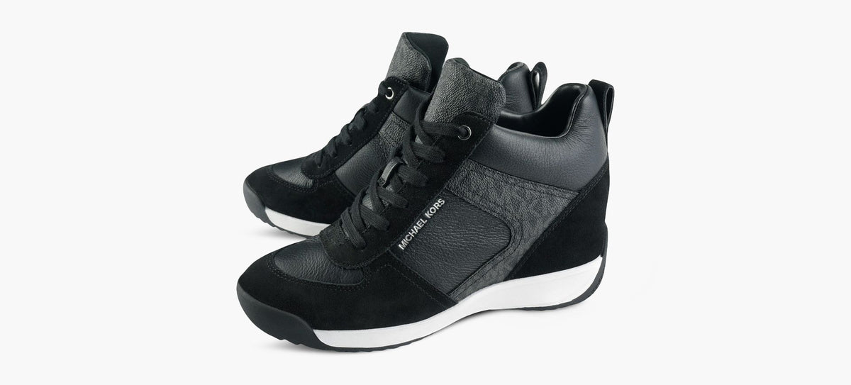 MICHAEL KORS NIKKOS2WEDGETRAINER in BLACK view 4
