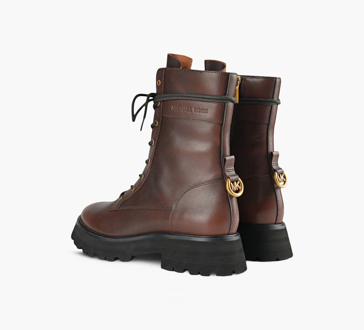 MICHAEL KORS CALEBLUGBOOTIE in BROWN view 3