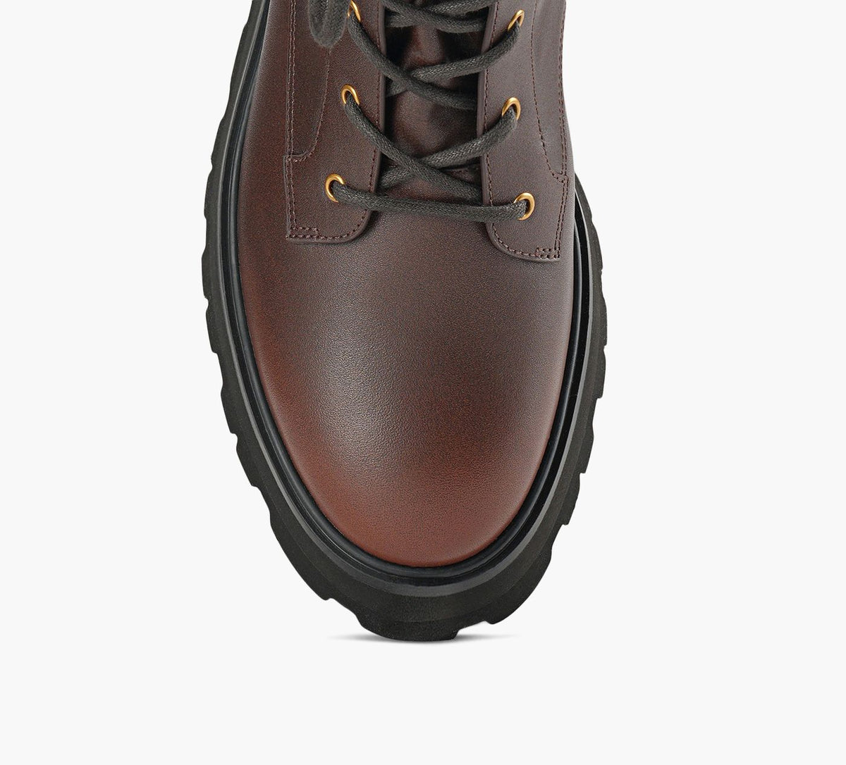 MICHAEL KORS CALEBLUGBOOTIE in BROWN view 1c