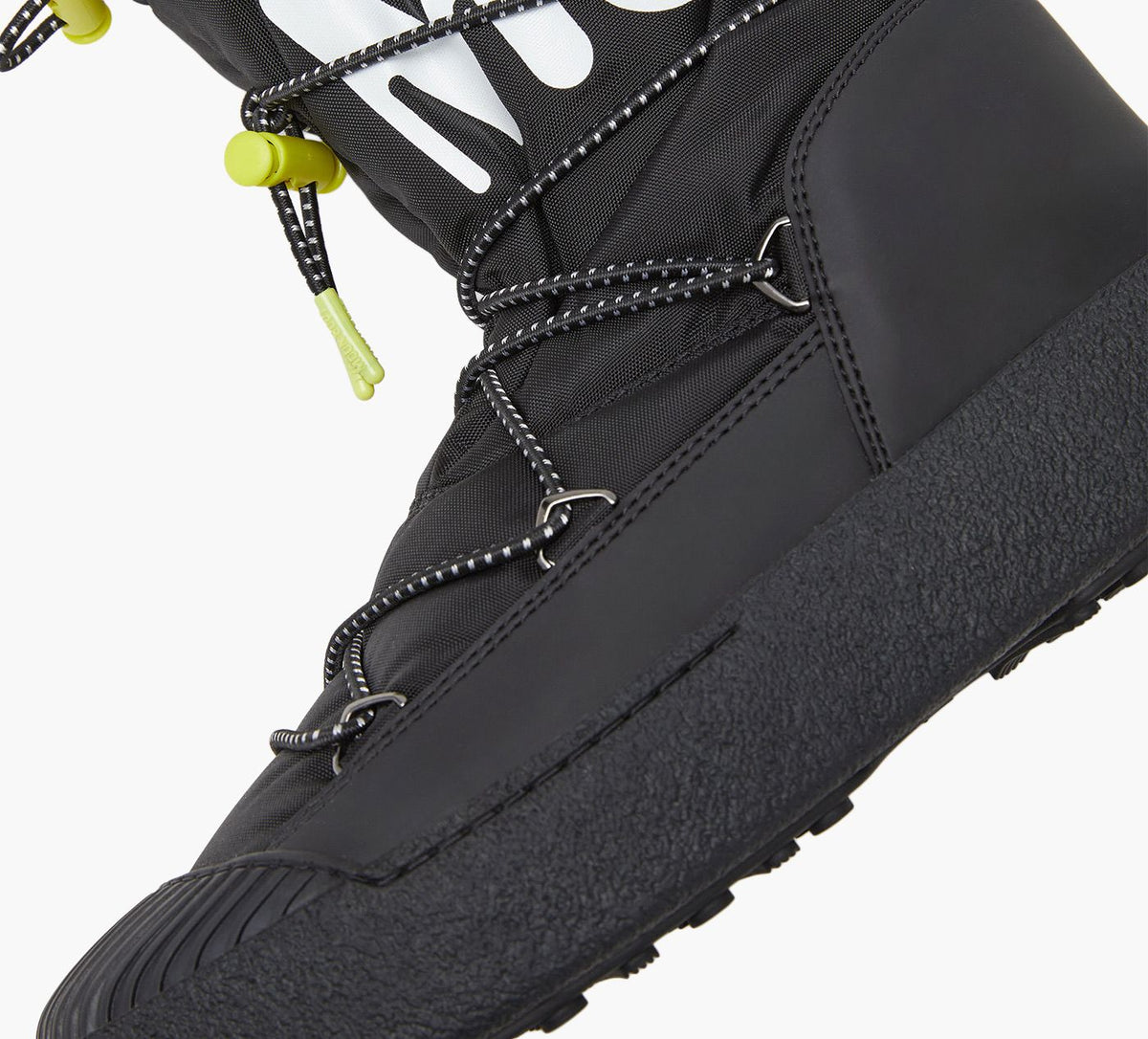 MOON BOOT BOTTEMTRACKPOLARENNYLON en NOIR vue 1b