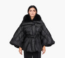 FLO & CLO MANTELLA in BLACK