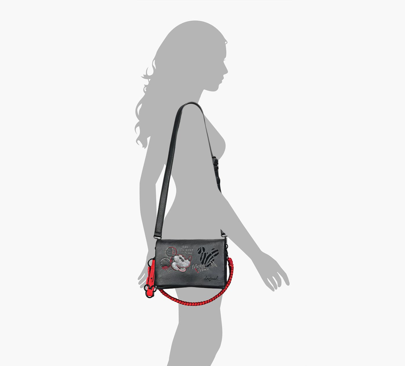 DESIGUAL SACVISAGEMICKEY en NOIR vue 4