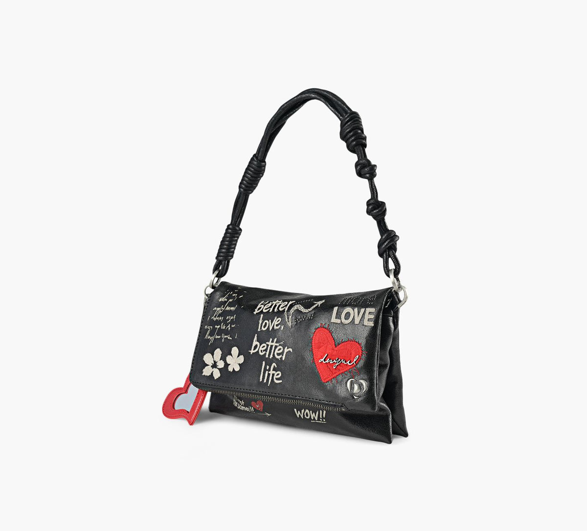DESIGUAL WOW in BLACK view 2