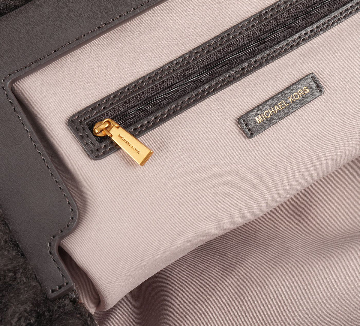 MICHAEL KORS GOLDIE in BROWN view 3