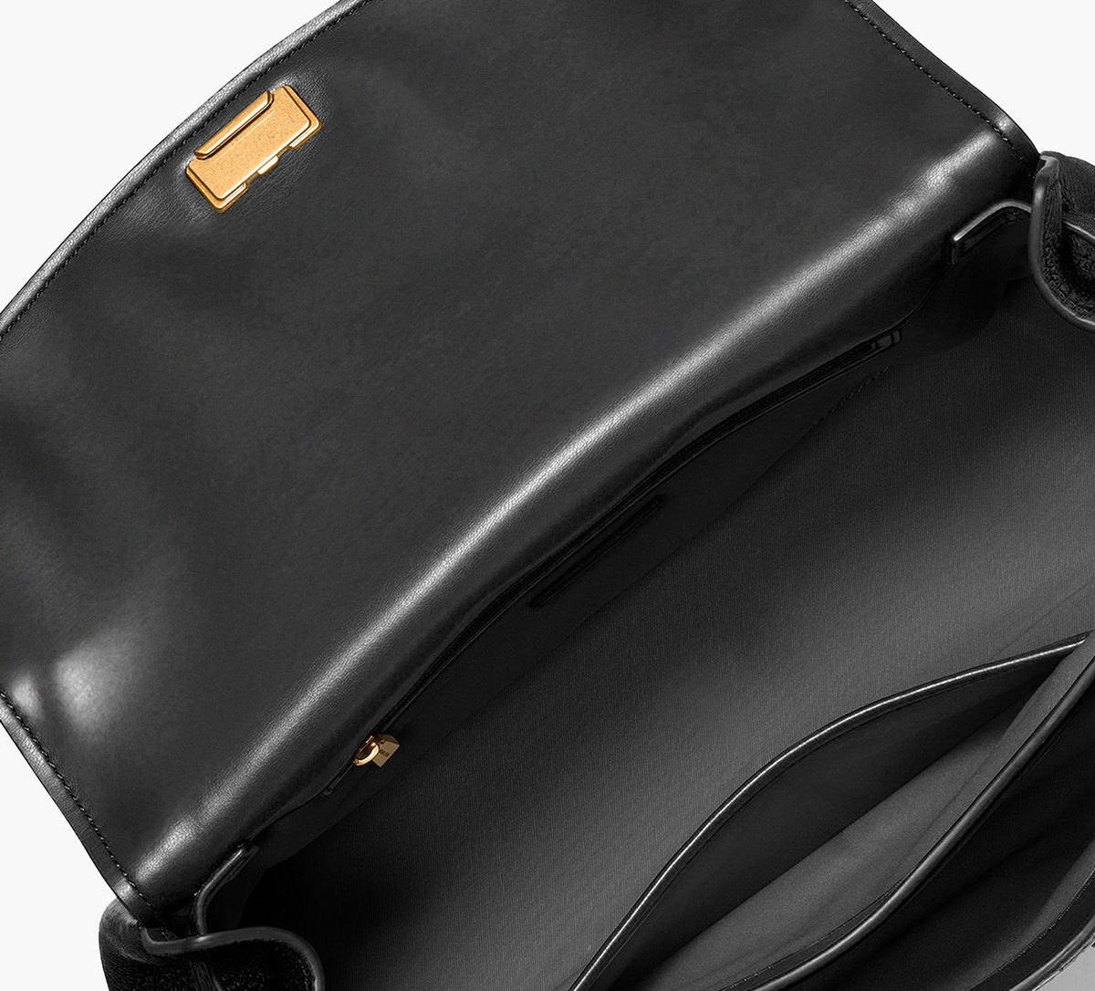 MICHAEL KORS HAMILTONMODERNELARGESLOUCHYSATCHEL in BLACK view 3