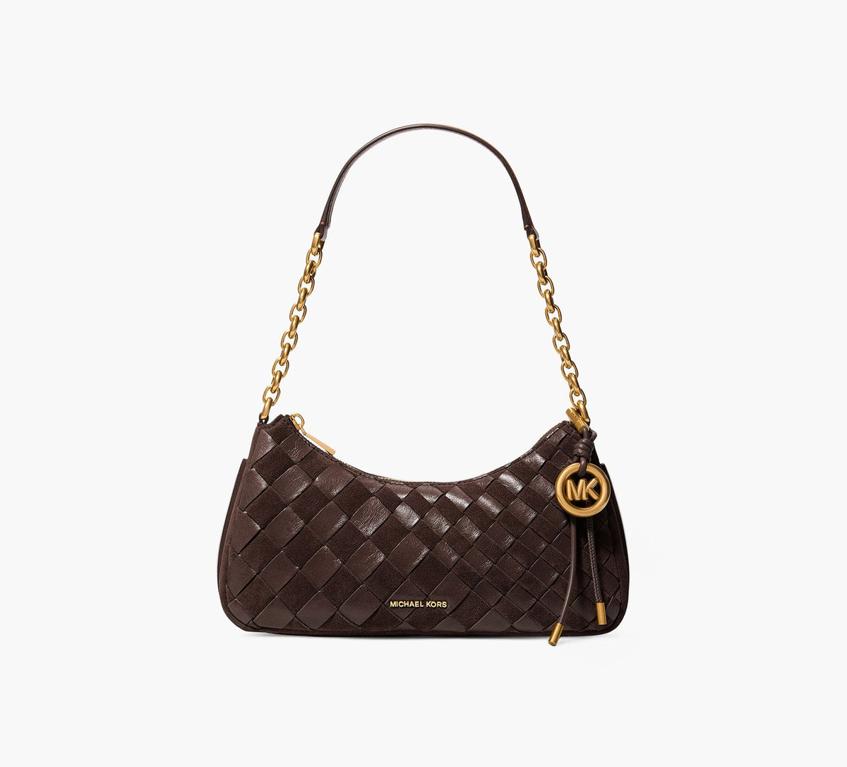 MICHAEL KORS NOLITAMEDIUMCHAINPOCHETTE in BROWN