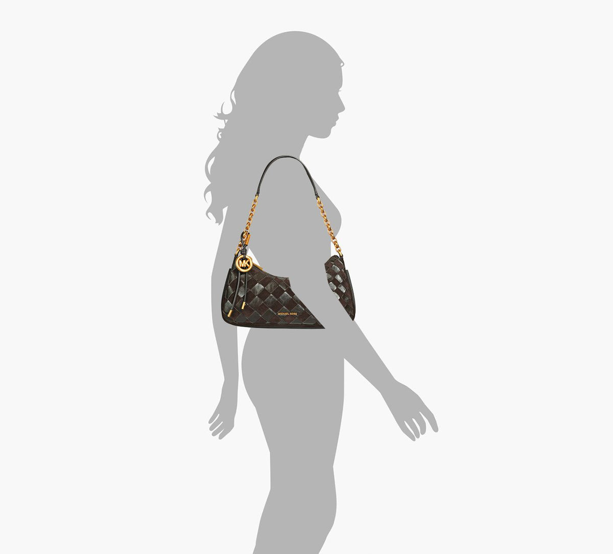 MICHAEL KORS NOLITAMEDIUMCHAINPOCHETTE in BROWN view 4