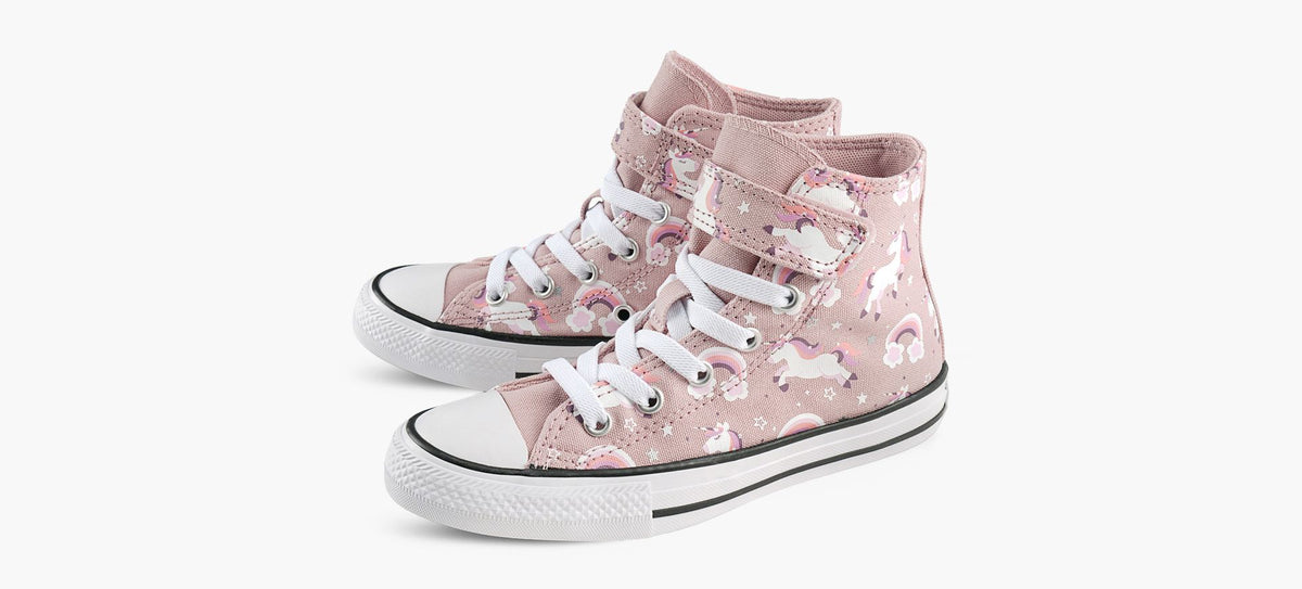 CONVERSE CHUCKTAYALLSTAR1VMYSTICALRAINBOW in LIGHT PINK view 4