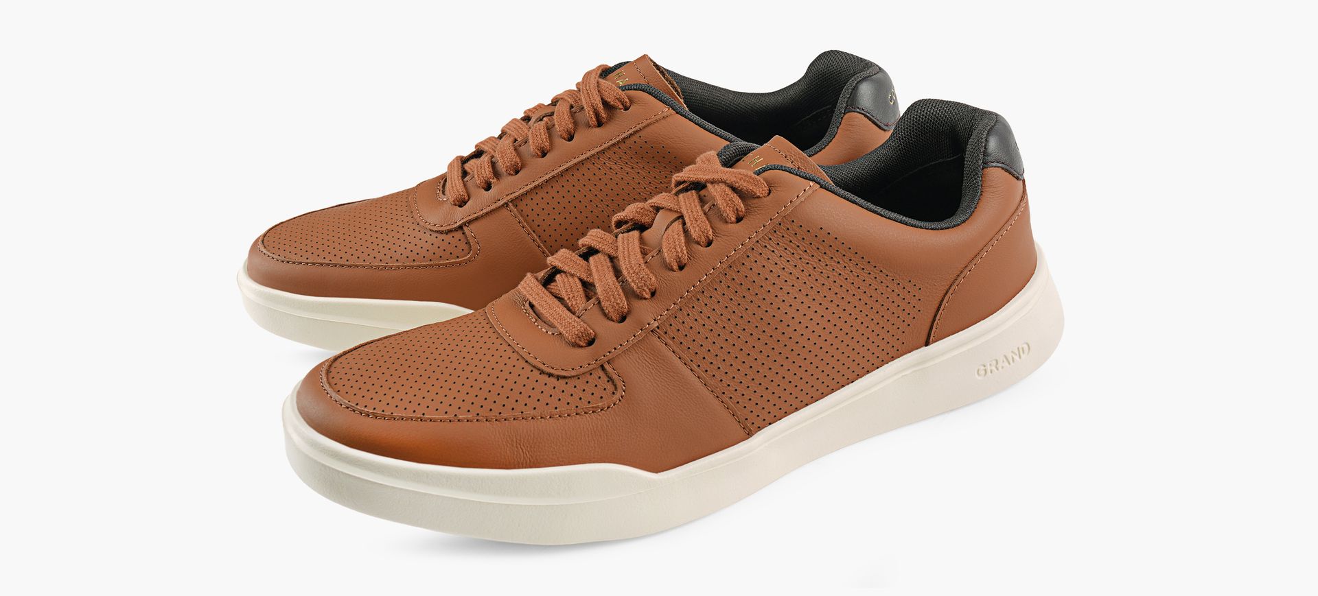 COLE HAAN GRANDCROSSCOURTMODERNPERFORMANCESNEAKER in TAN view 4