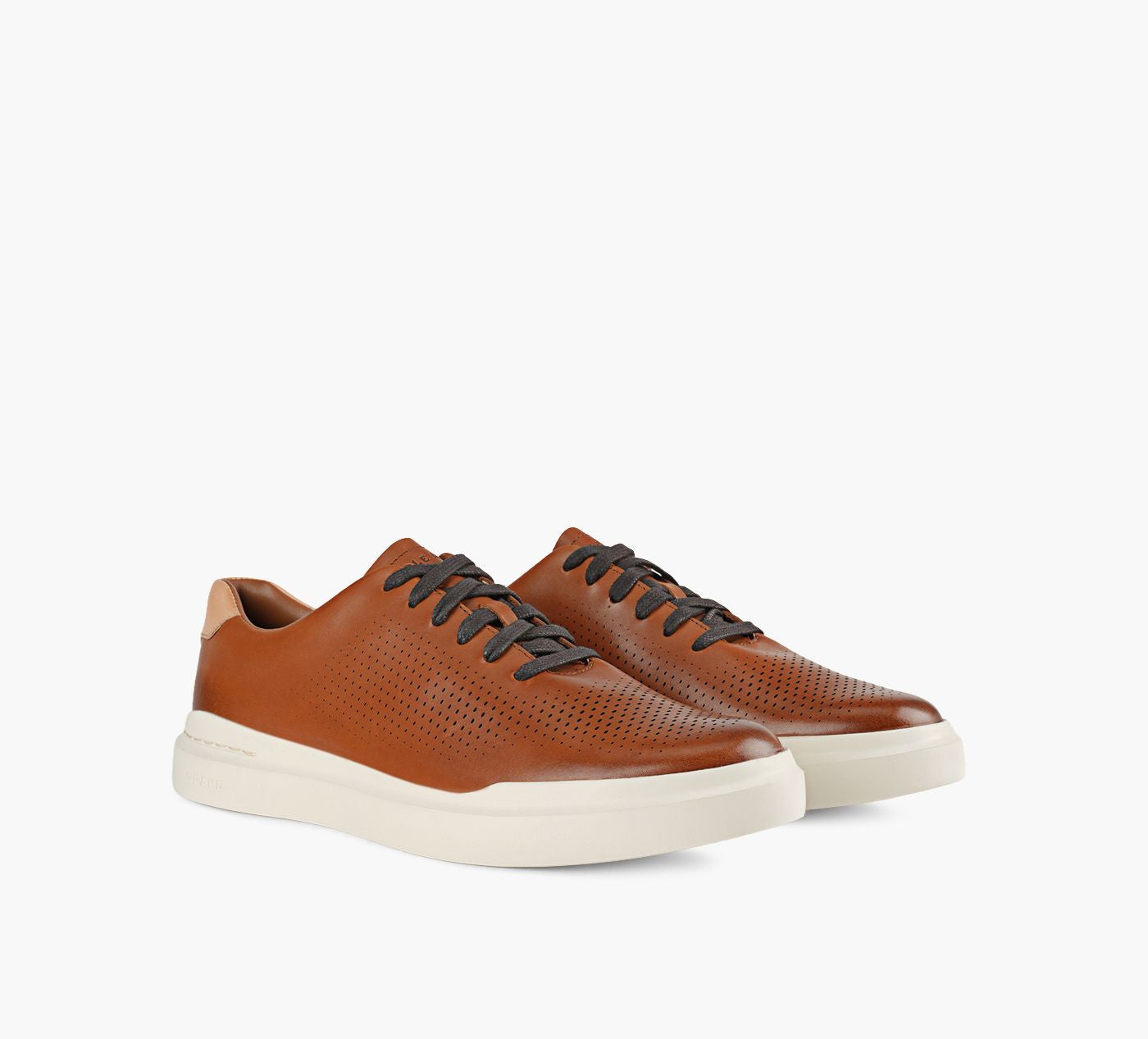 COLE HAAN GRANDPRORALLYLASERCUTSNEAKER in TAN view 2