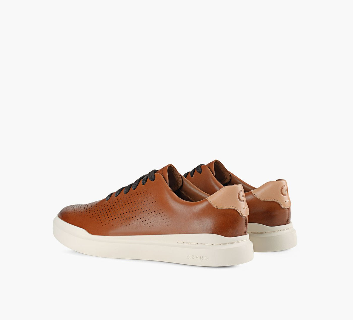 COLE HAAN GRANDPRORALLYLASERCUTSNEAKER in TAN view 3