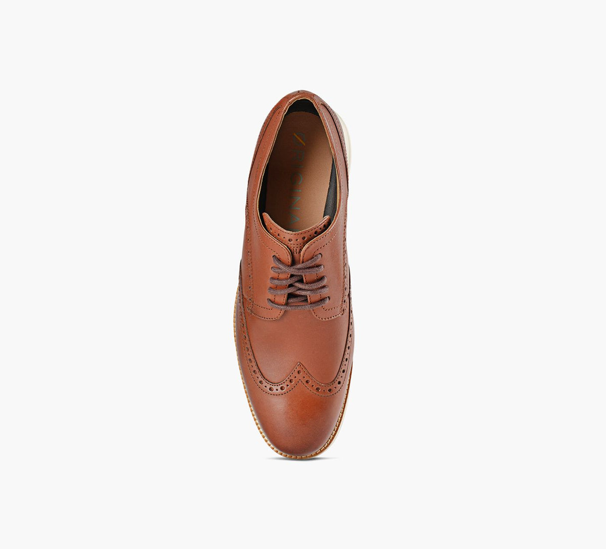 COLE HAAN ORIGINALGRANDREMASTEREDWINGTIPOXFORD in TAN view 1c