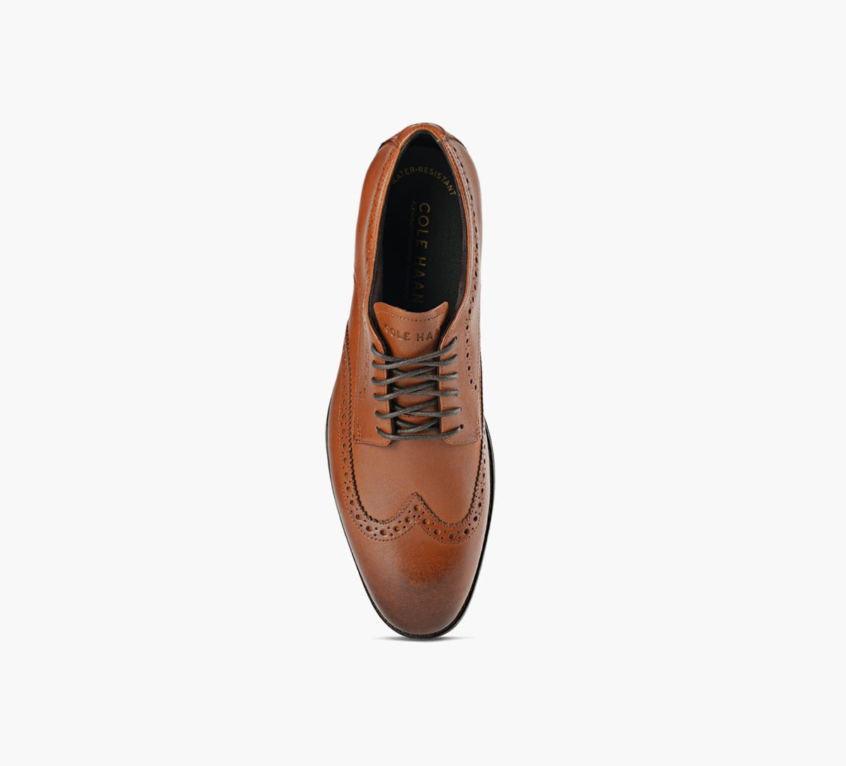 COLE HAAN OXFORDGRANDWINGTIPHARMON en TAN vue 1c