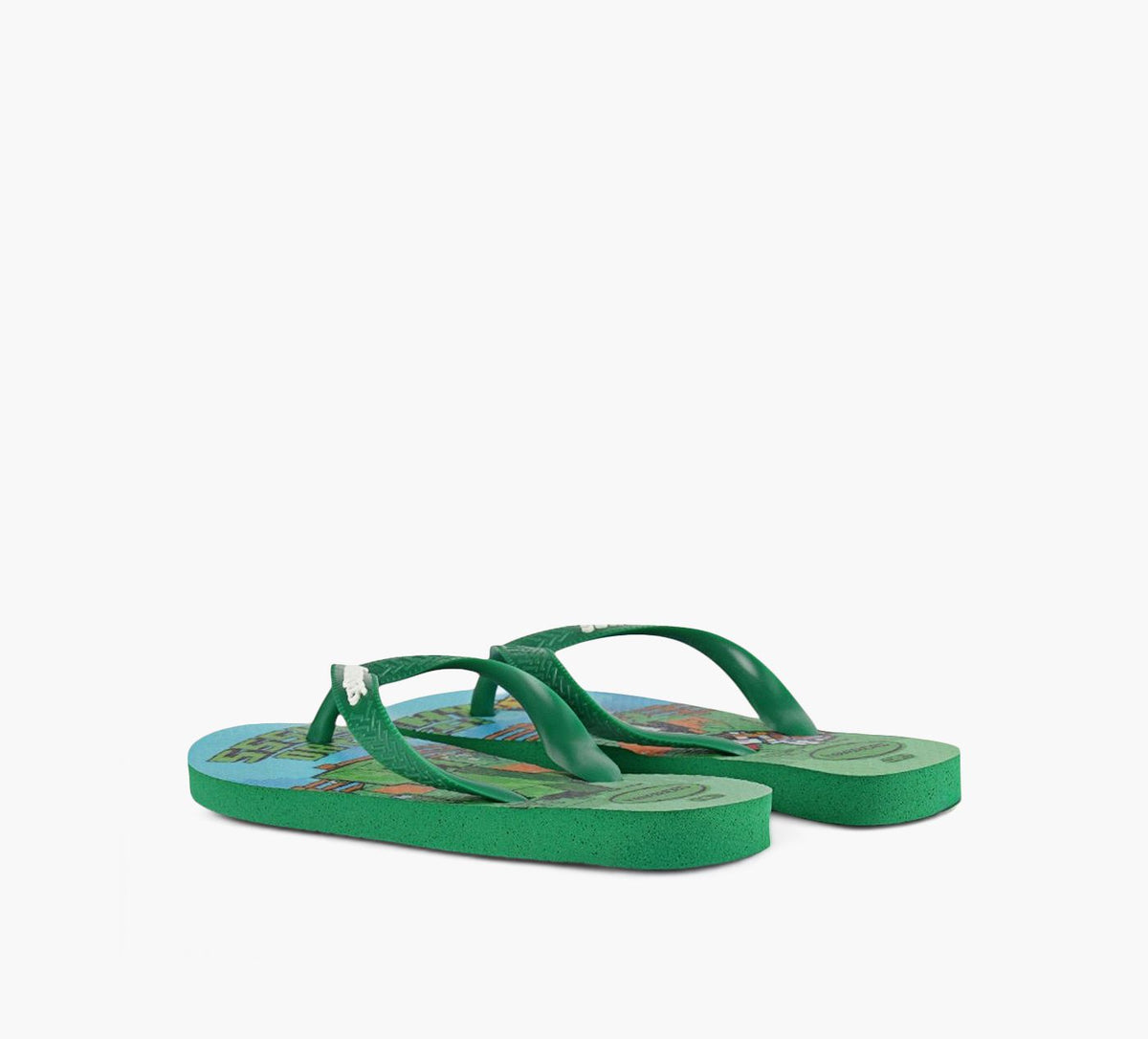 HAVAIANAS HAVAIANASMINECRAFT en VERT vue 3