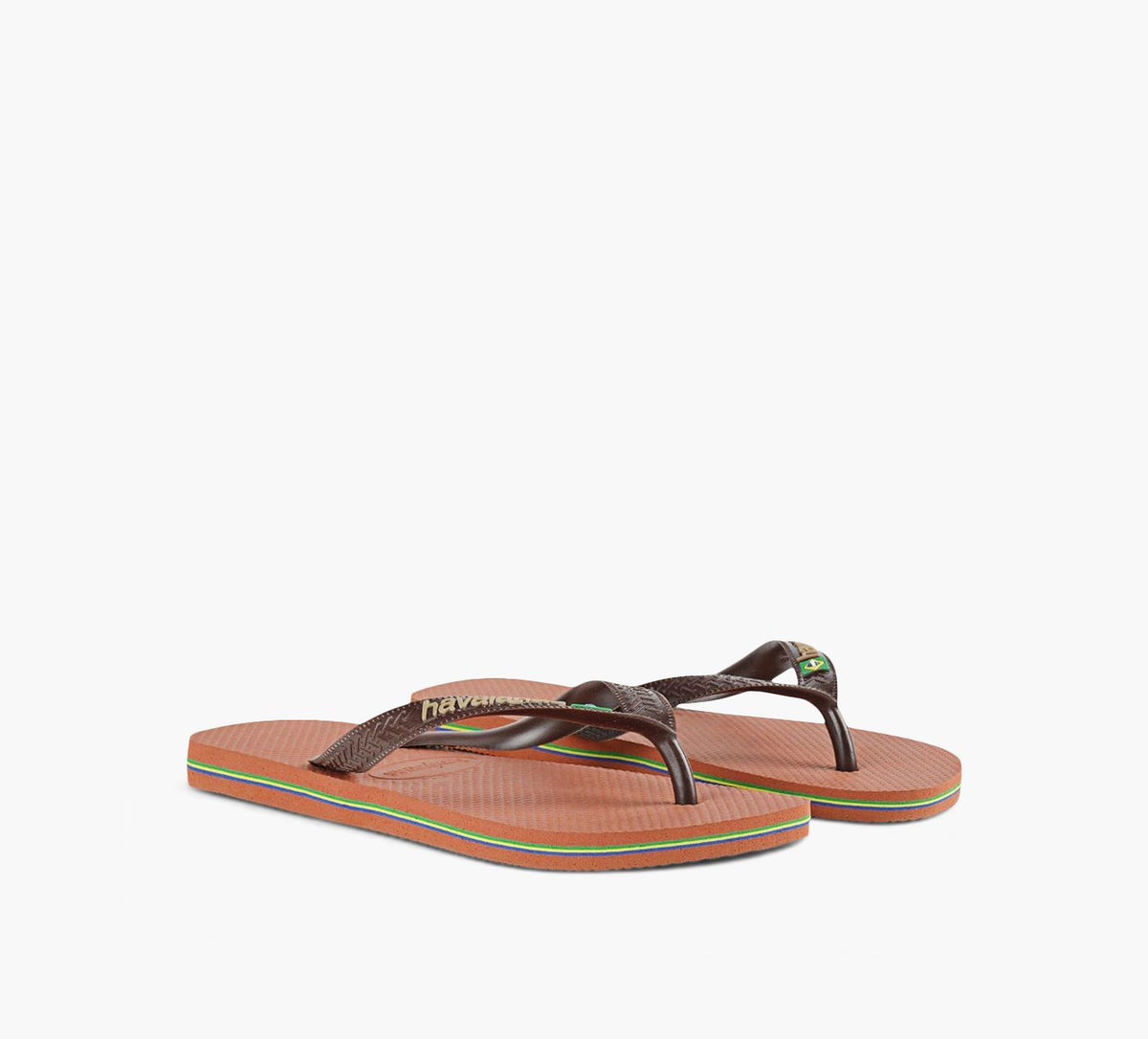 HAVAIANAS TONGHAVAIANASBRAZILLOGO en BRUN vue 2