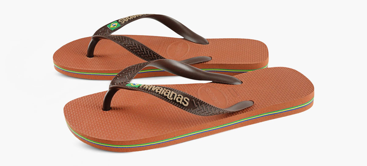 HAVAIANAS TONGHAVAIANASBRAZILLOGO en BRUN vue 4