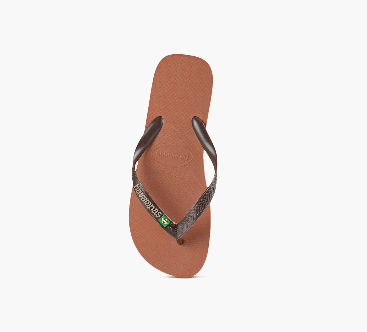 HAVAIANAS BRAZILLOGO in BROWN view 1c