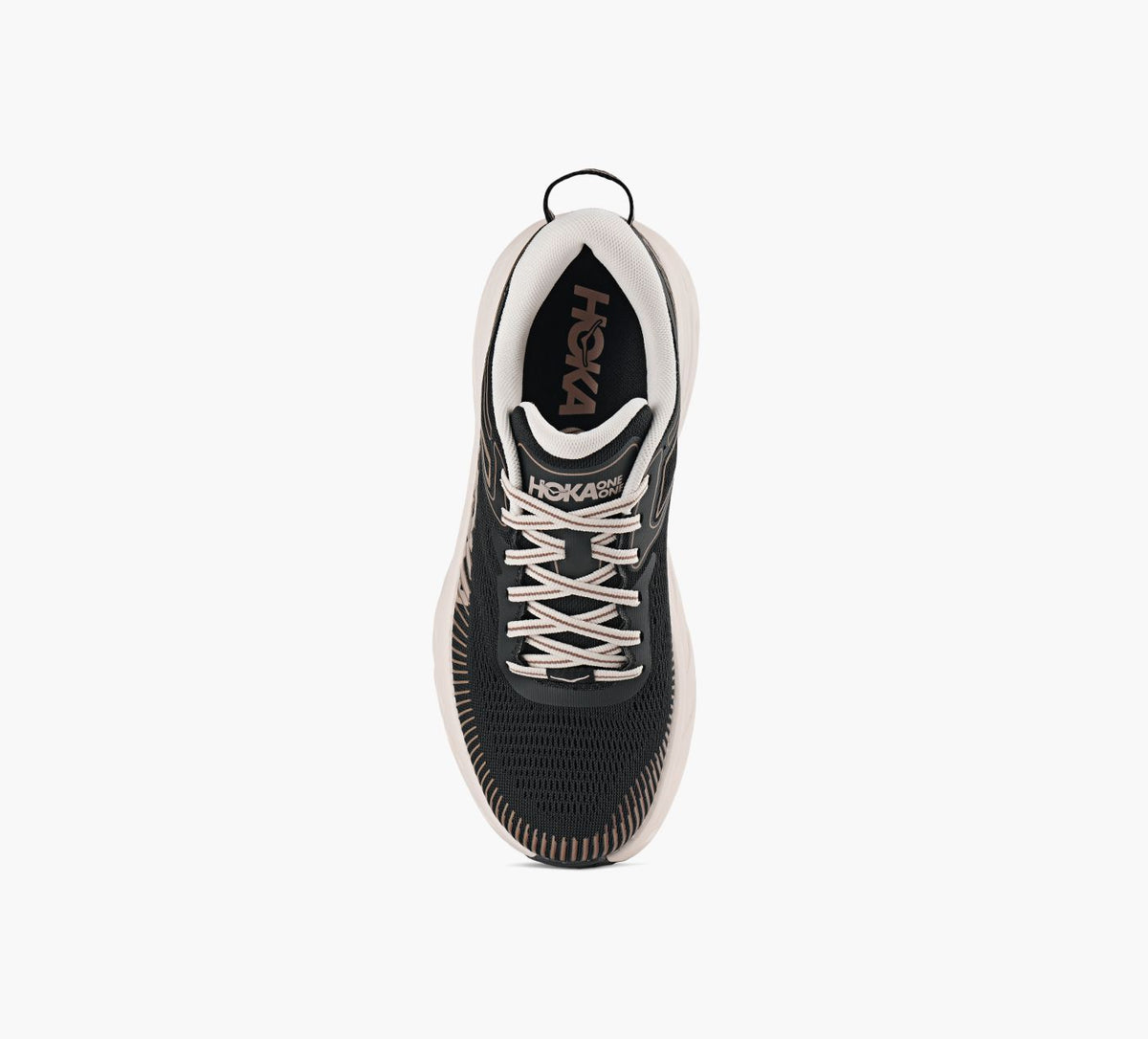 HOKA BONDI7 in BLACK view 1c