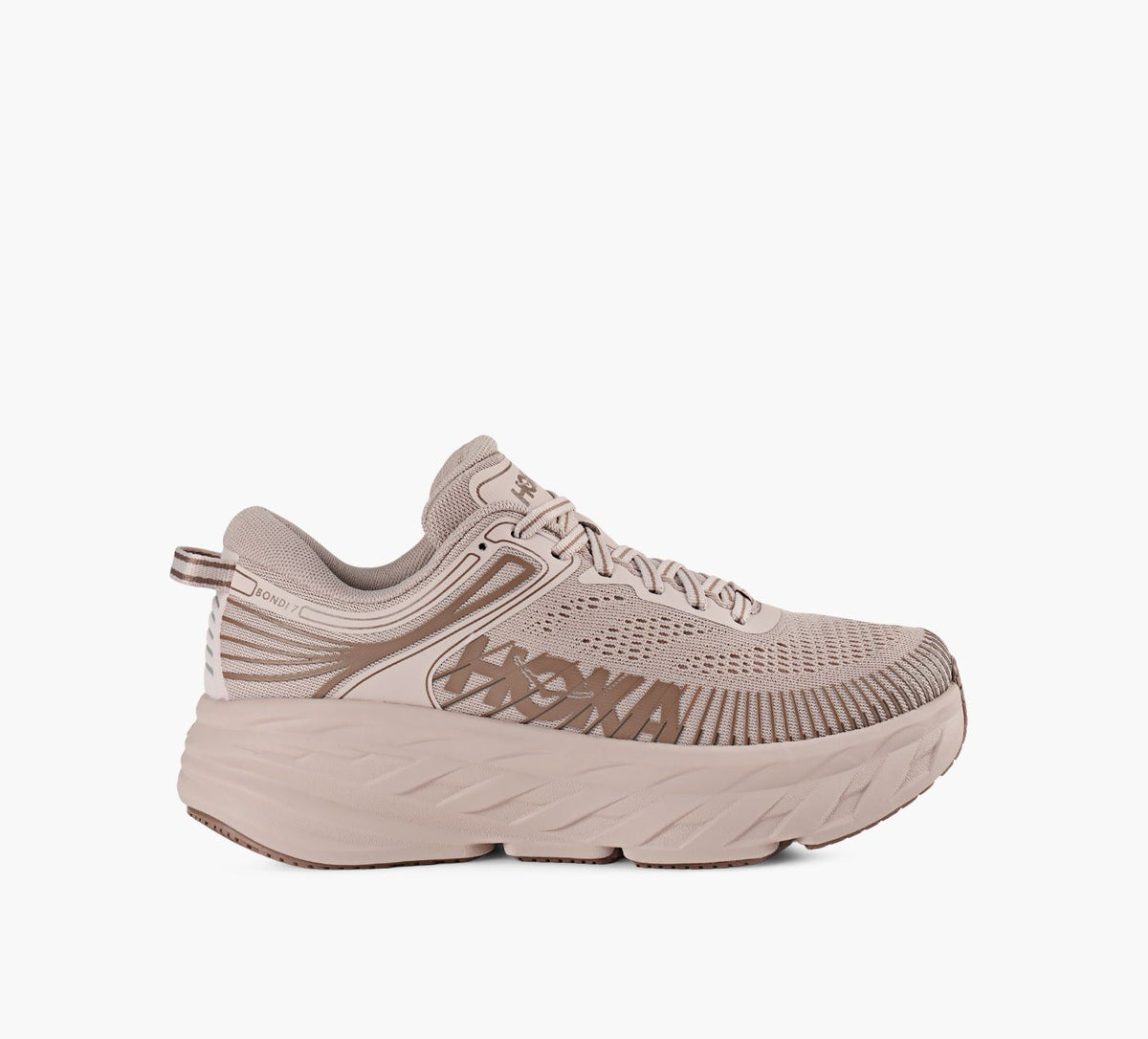 HOKA BONDI7 in LIGHT PINK