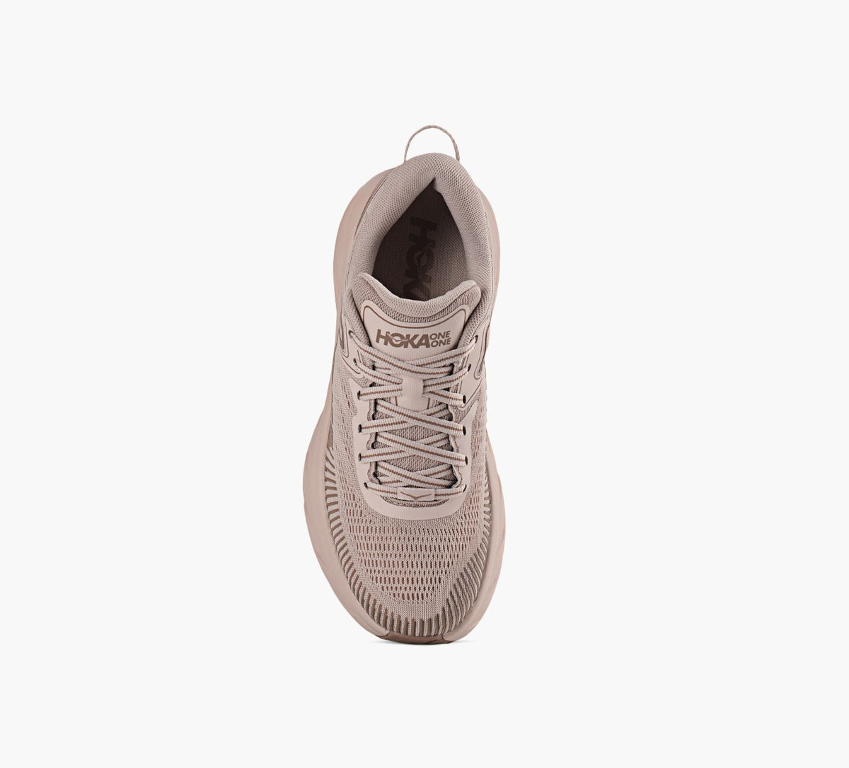 HOKA BONDI7 in LIGHT PINK view 1c
