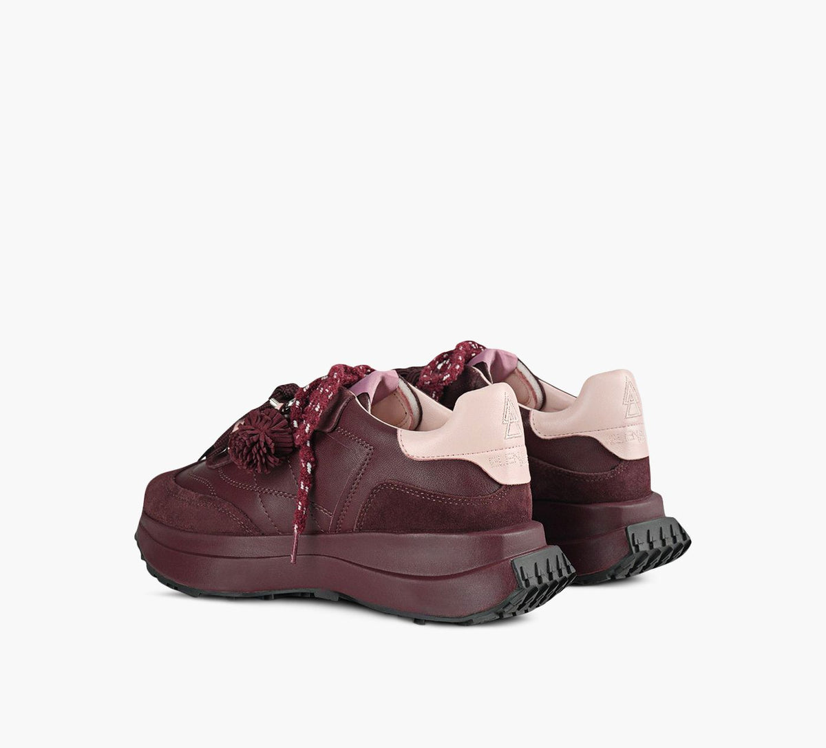 ELENA IACHI AURORA in BURGUNDY view 3