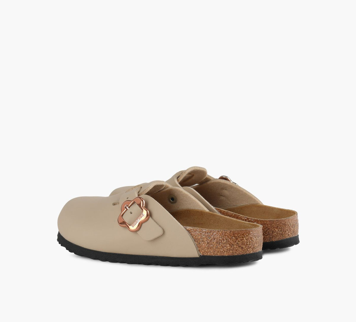 BIRKENSTOCK BOSTONBOUCLEFLEUR en BEIGE vue 3