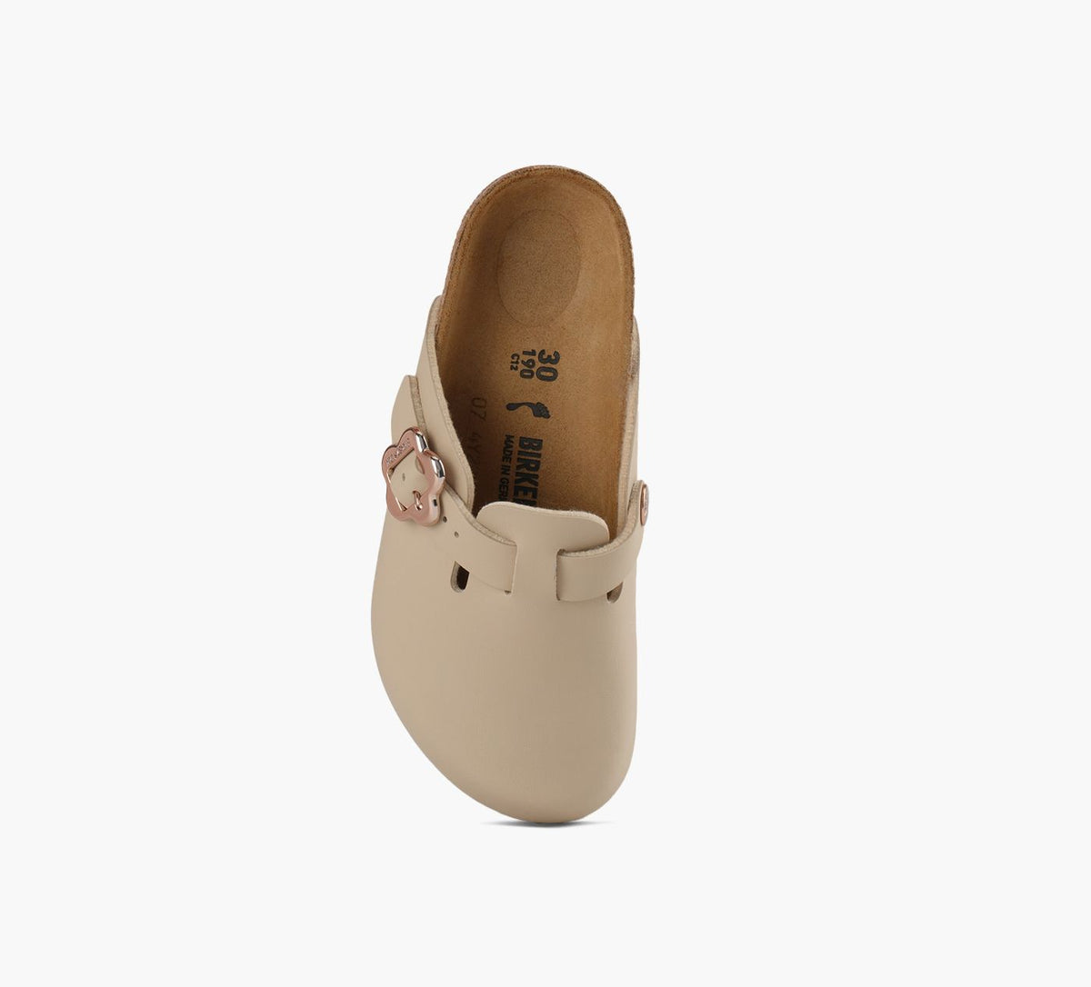 BIRKENSTOCK BOSTONBOUCLEFLEUR en BEIGE vue 1c