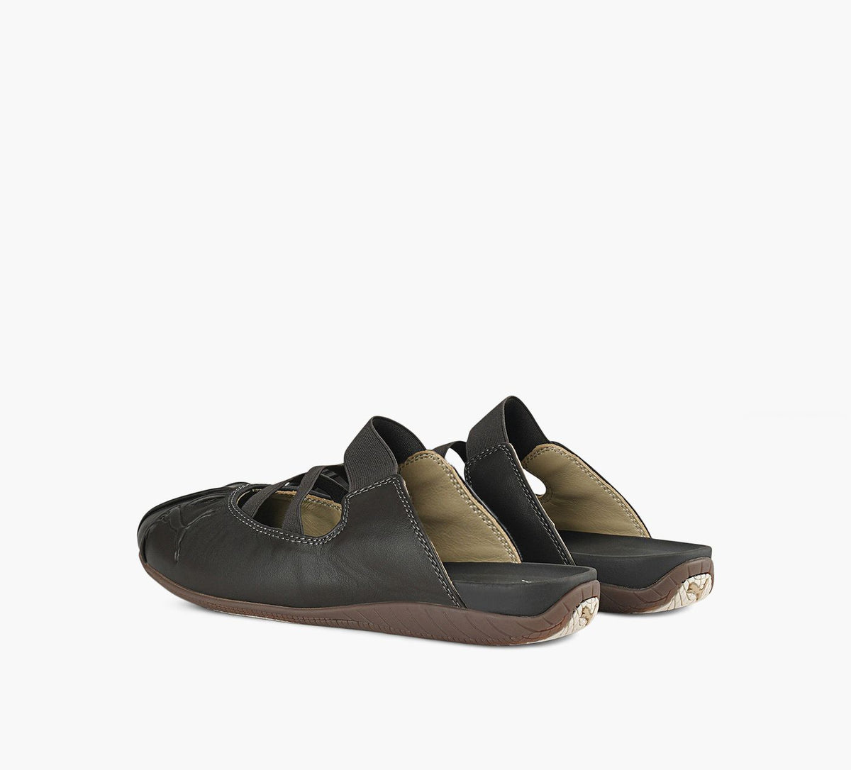 PUMA MULESPEEDCAT en BRUN vue 3