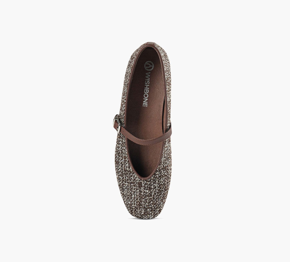 WISHBONE ZORA en BRUN vue 1c