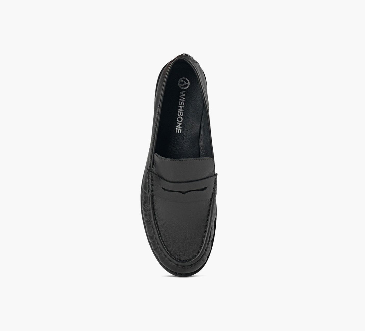 WISHBONE CHLOE en NOIR vue 1c