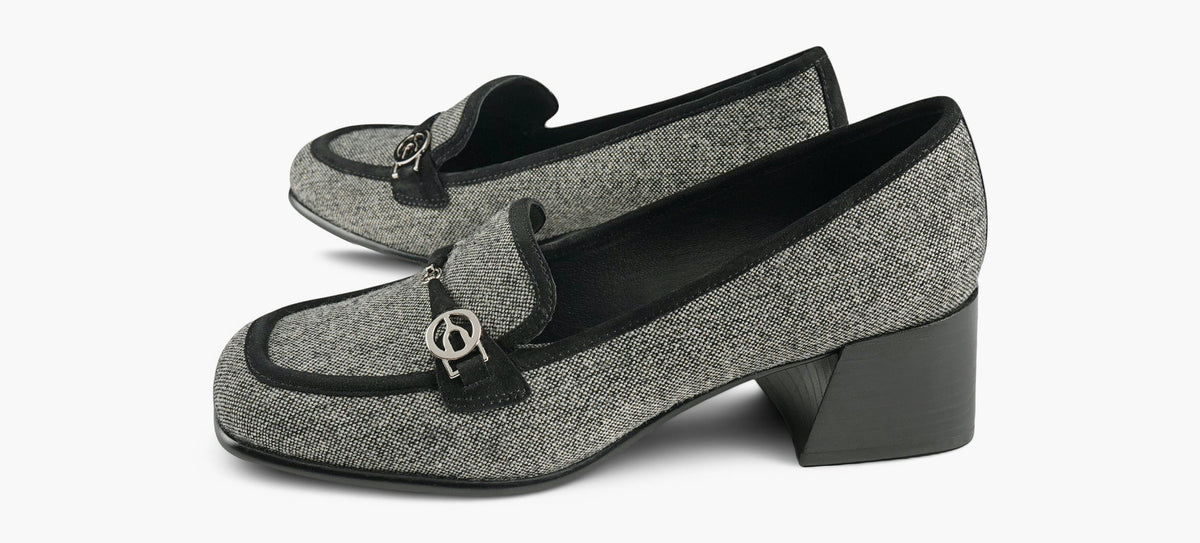 WISHBONE RUBY in GREY view 4