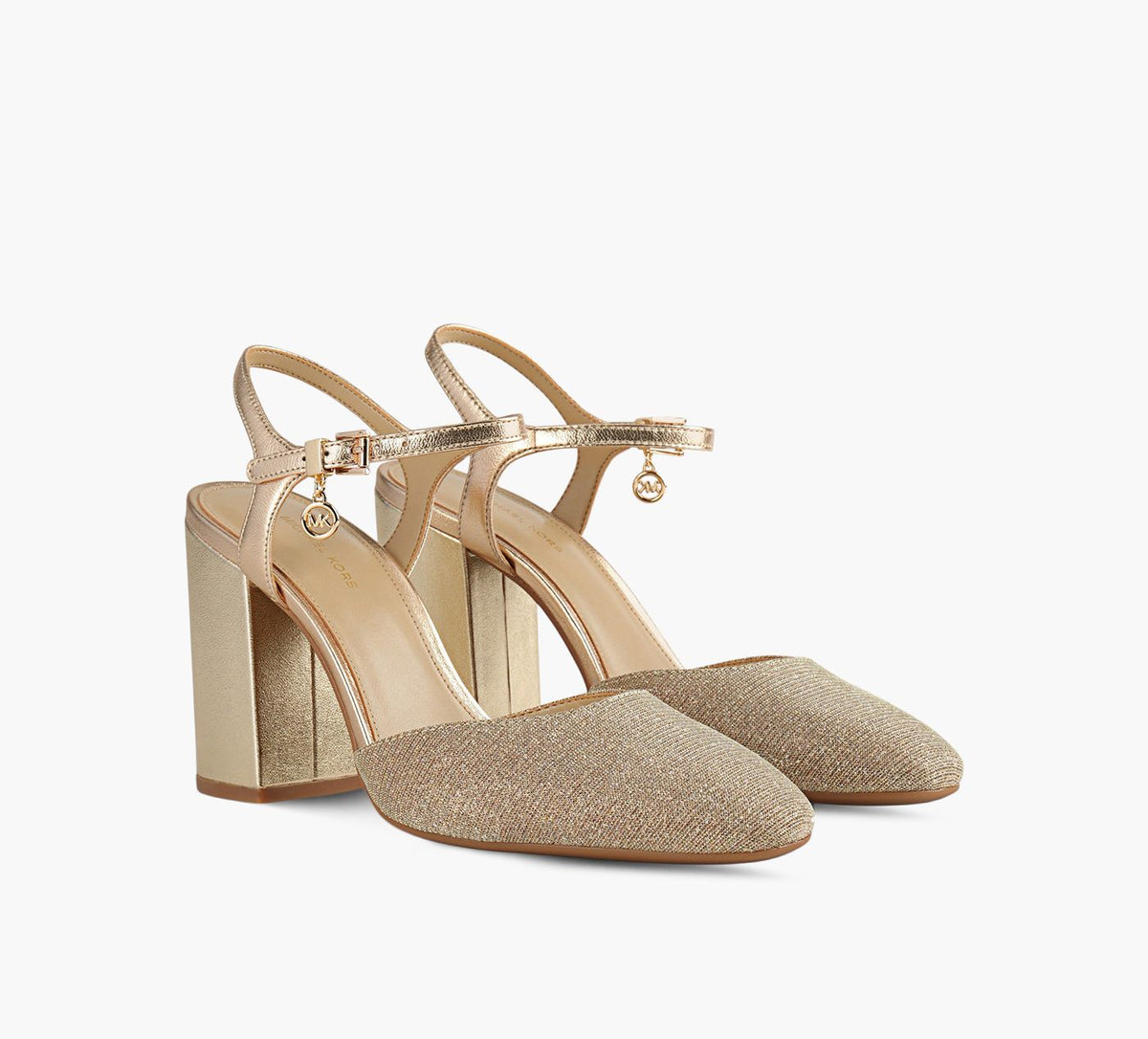MICHAEL KORS ALEXAFLEXHEELPUMP in GOLD view 2