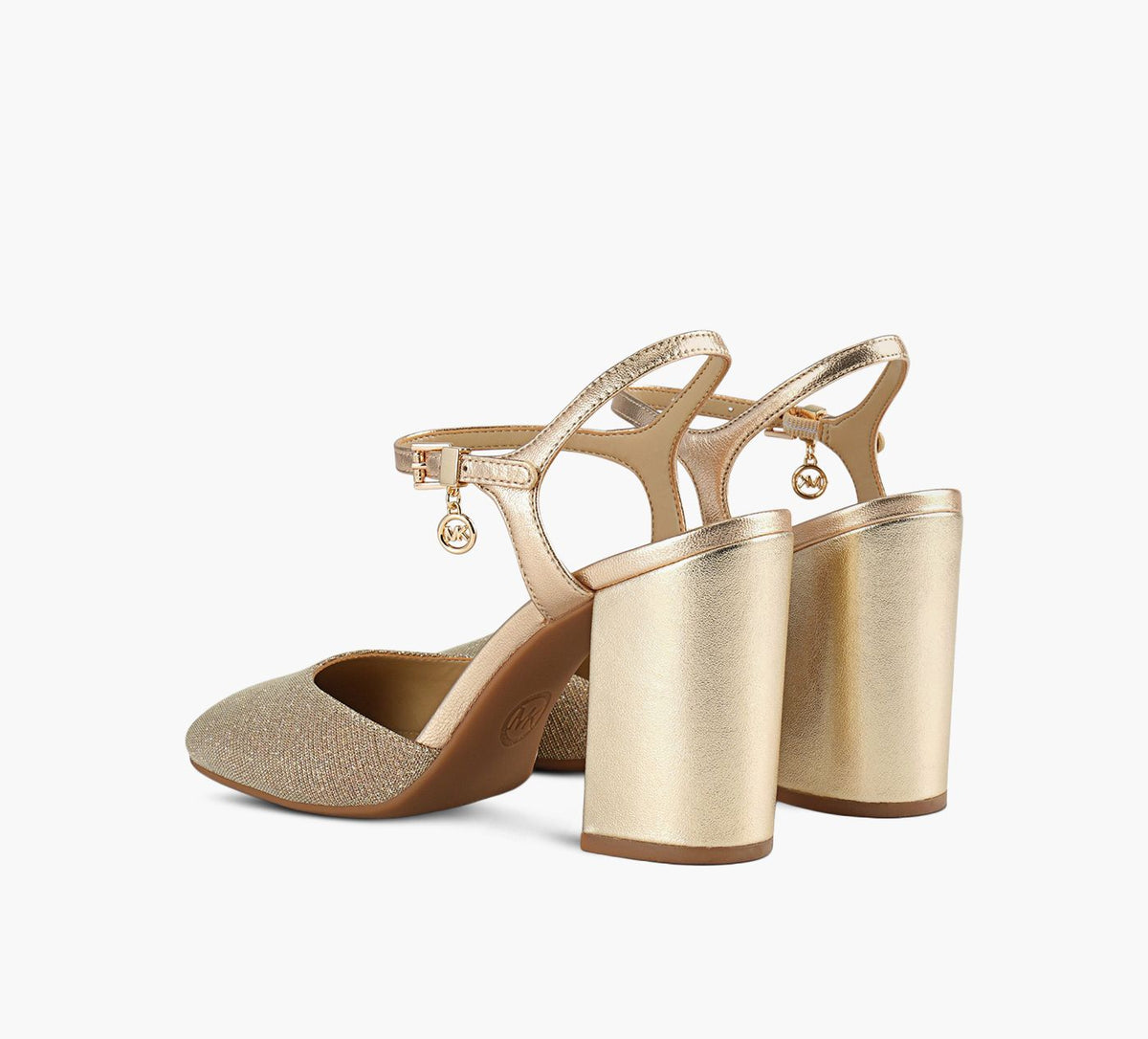 MICHAEL KORS ALEXAFLEXHEELPUMP in GOLD view 3