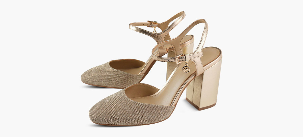 MICHAEL KORS ALEXAFLEXHEELPUMP in GOLD view 4