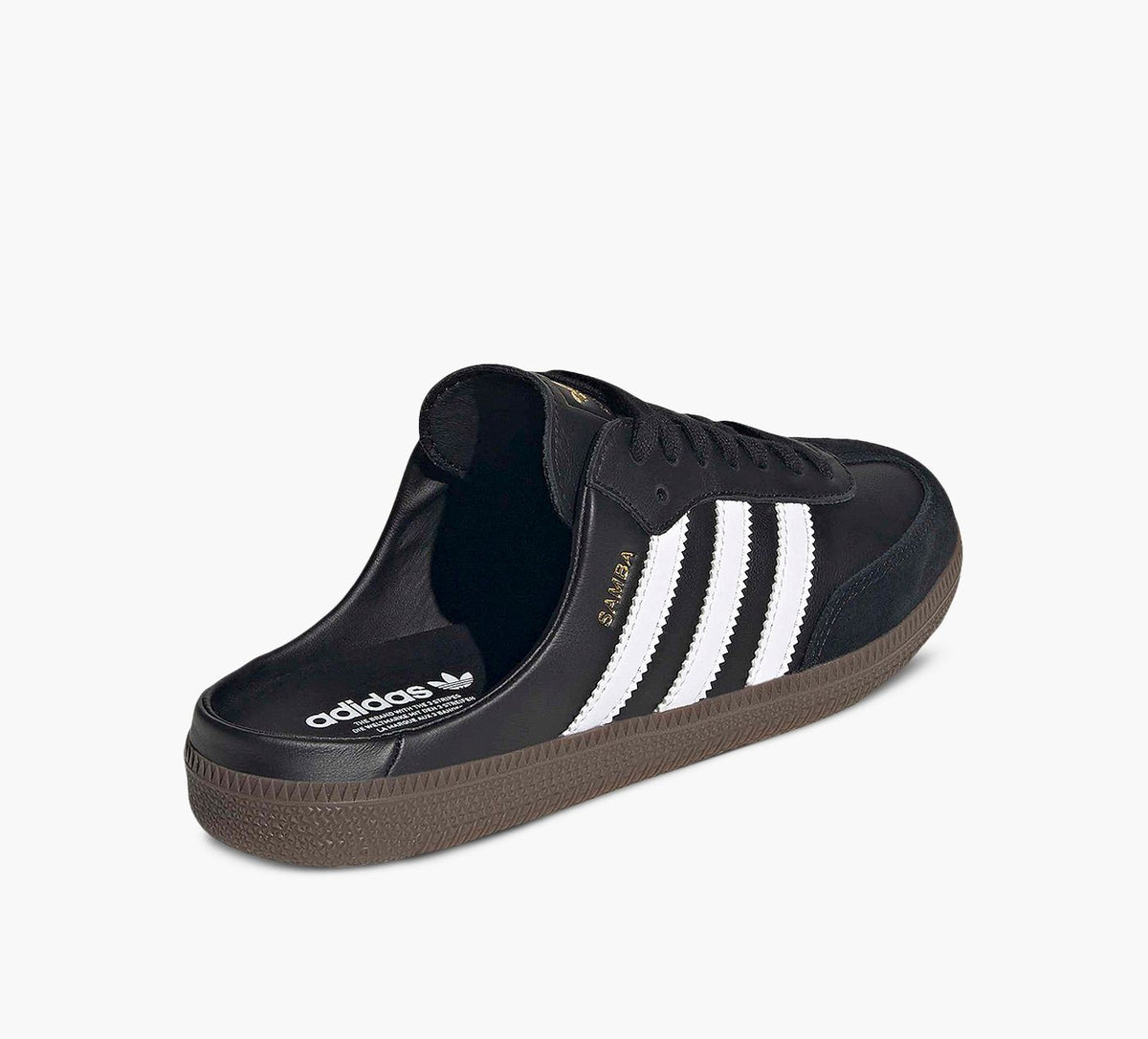 ADIDAS SAMBAOGMULE in BLACK view 3