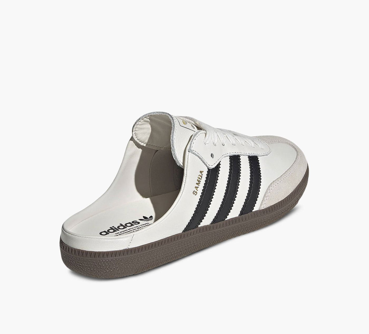 ADIDAS MULESAMBA en BLANC vue 3