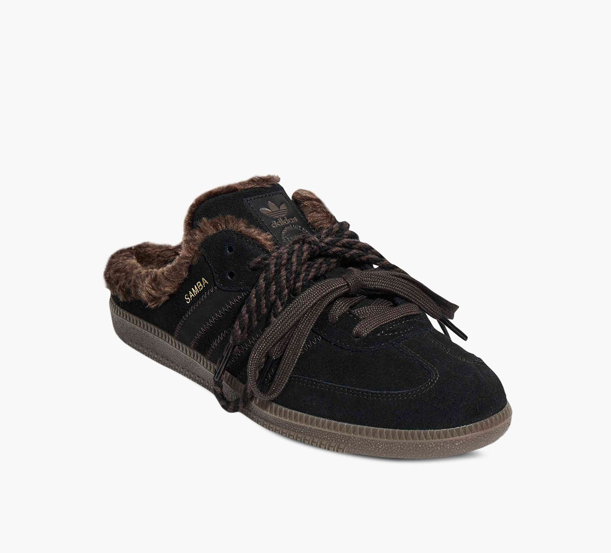 ADIDAS SANDALEADIMULEDOUBLEENFOURRURE en NOIR vue 2