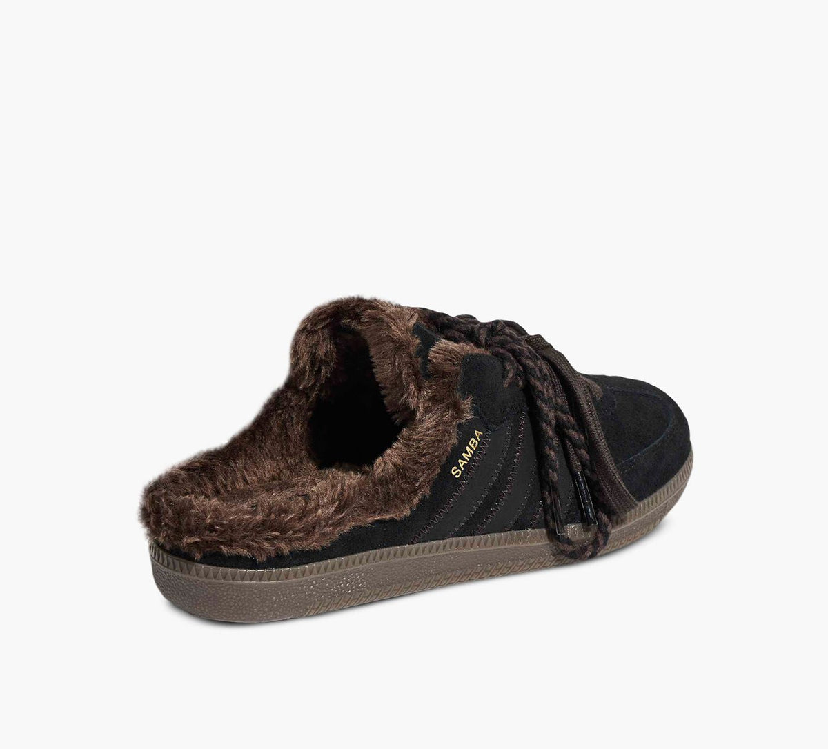 ADIDAS SANDALEADIMULEDOUBLEENFOURRURE en NOIR vue 3