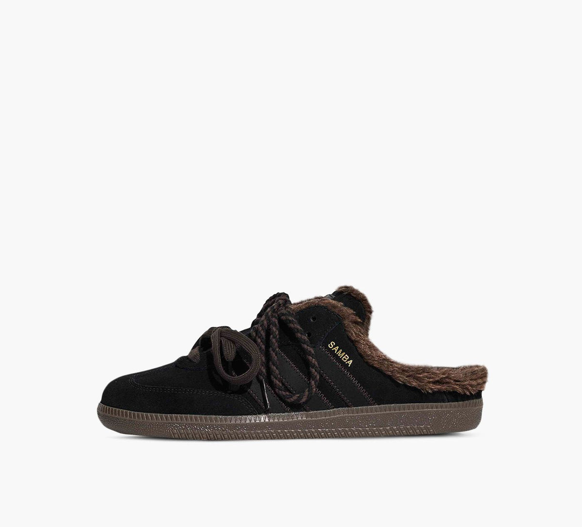 ADIDAS SANDALEADIMULEDOUBLEENFOURRURE en NOIR vue 6-