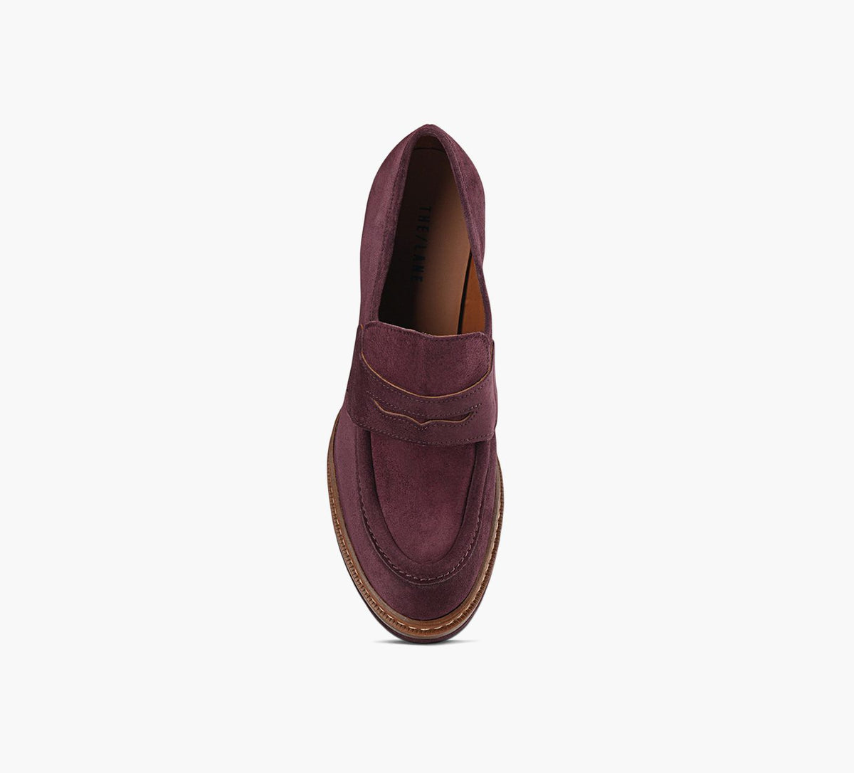 THE LANE BIANCO in BURGUNDY view 5