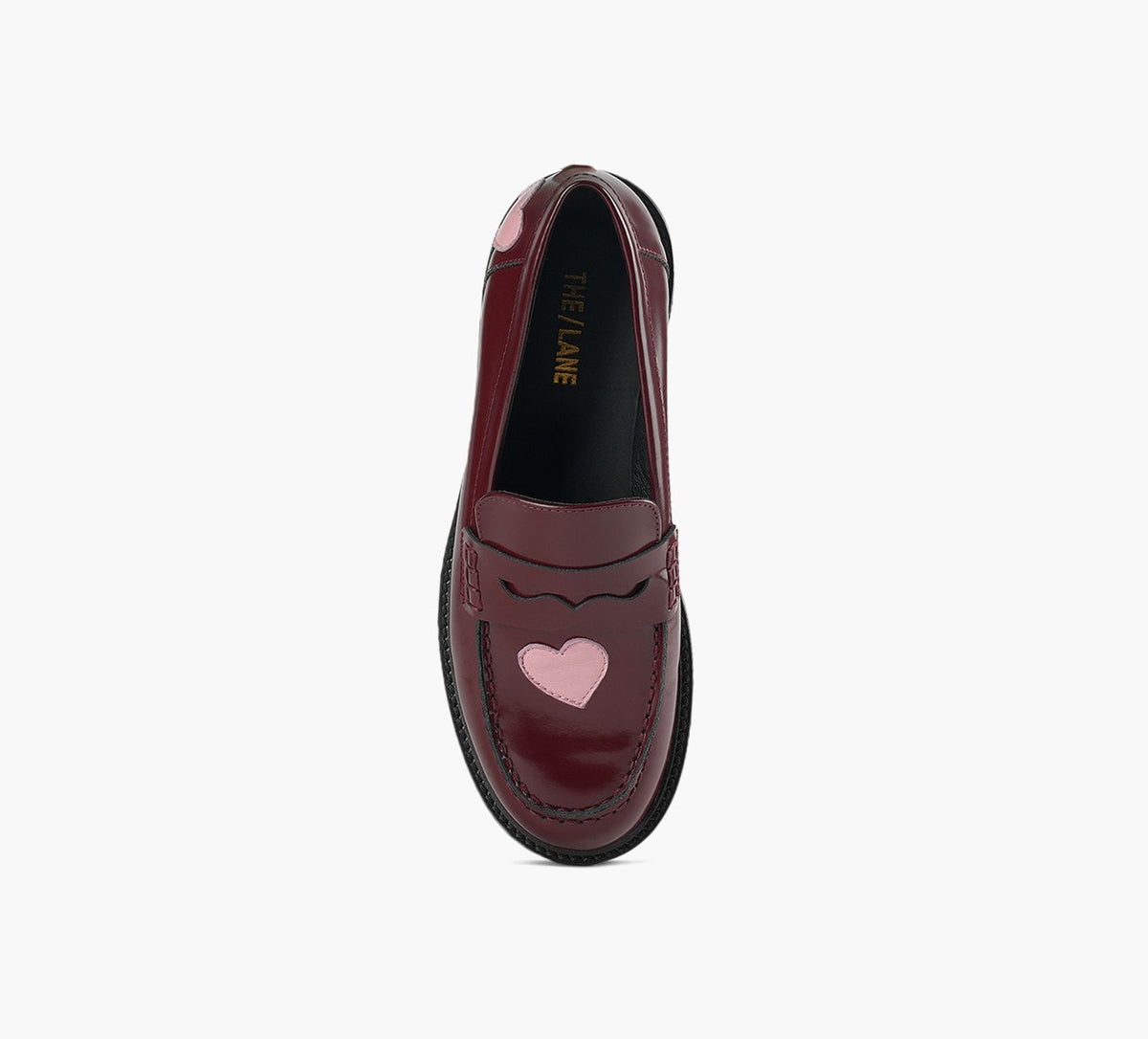 THE LANE CUORE in BURGUNDY view 5