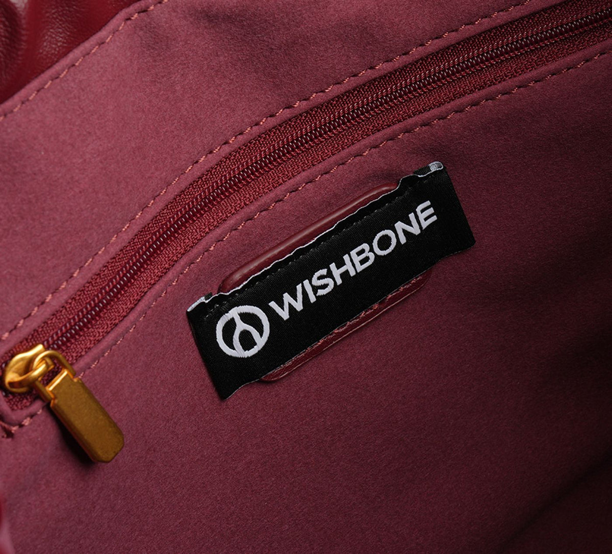 WISHBONE AMELIA in BURGUNDY view 3