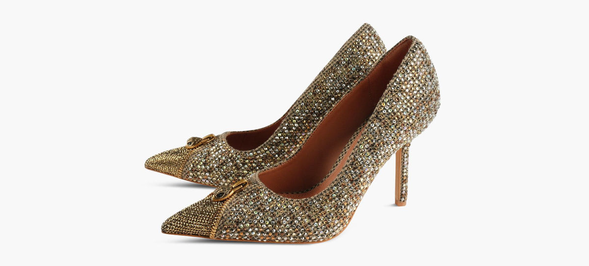KURT GEIGER ZIPCOURT in GOLD view 4