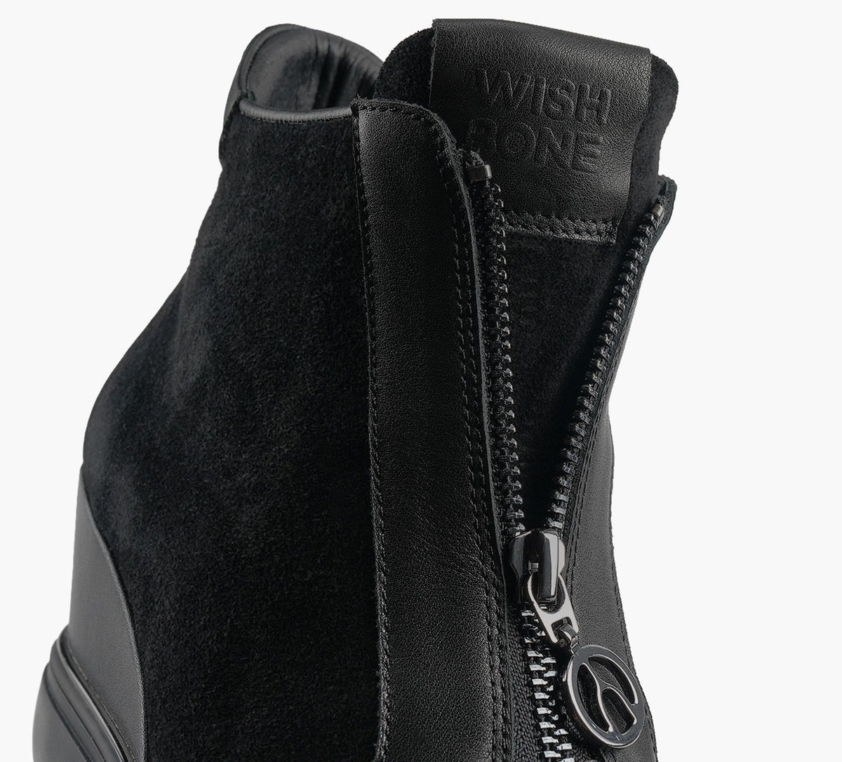 WISHBONE STACY en NOIR vue 1b