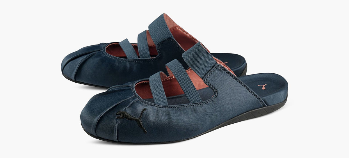 PUMA SPEEDCATMULESATIN in BLUE view 4