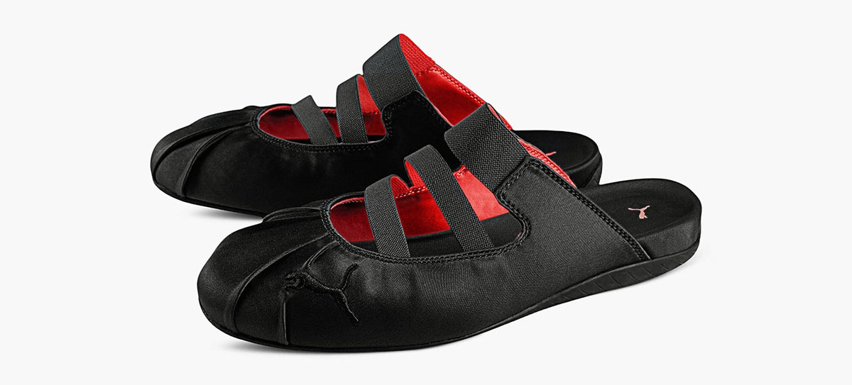PUMA MULESPEEDCATSATIN en NOIR vue 4