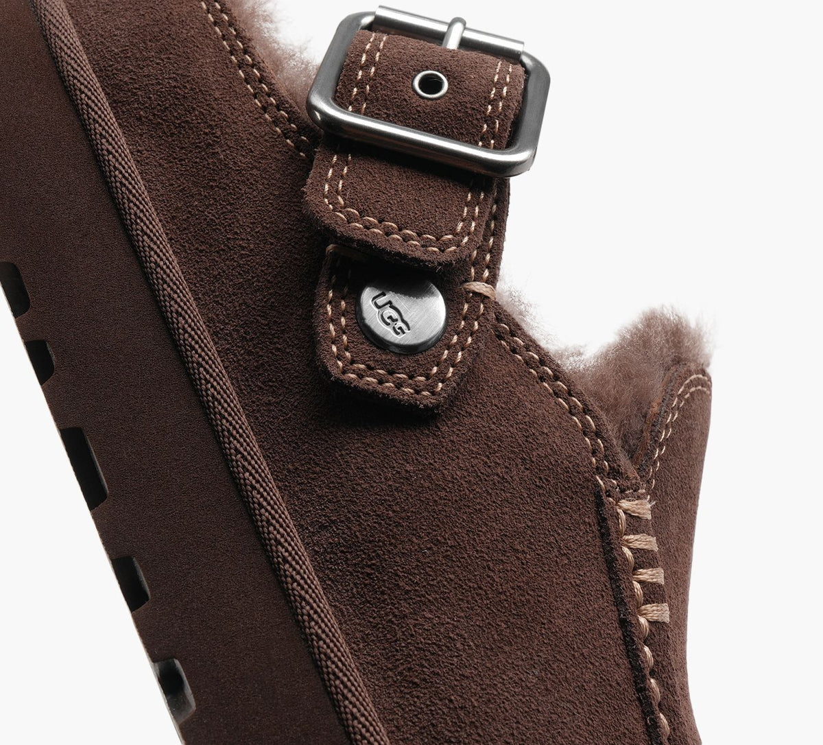 UGG MULEGOLDENSTAREVELINA en BRUN vue 1b